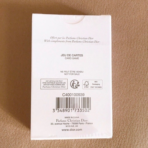 🌷Dior Playing Cards - Picture 4 of 4